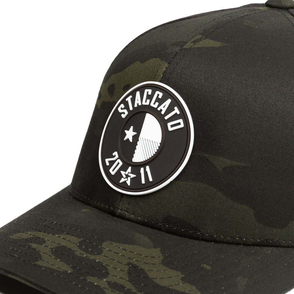 Staccato Performance Mesh PVC Patch Hat - Curved Bill