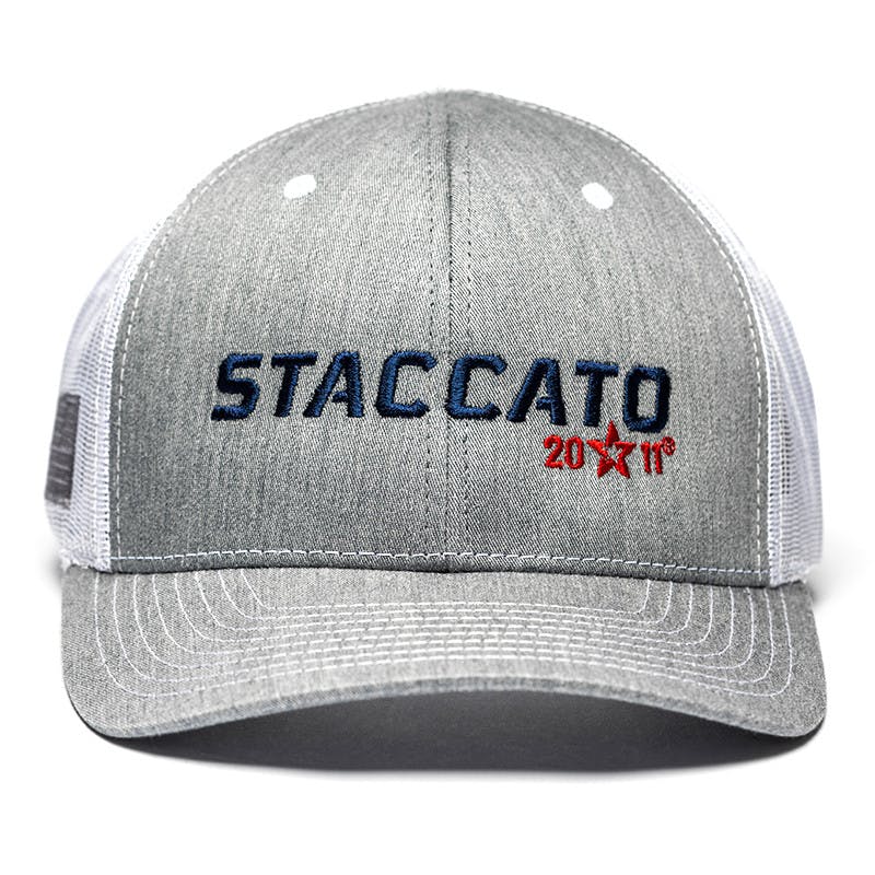 Staccato Grey Hat with Embroidery Logo