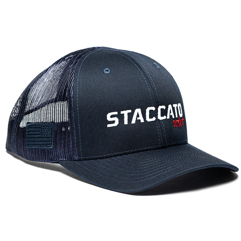 Staccato Navy Hat with Embroidery Logo