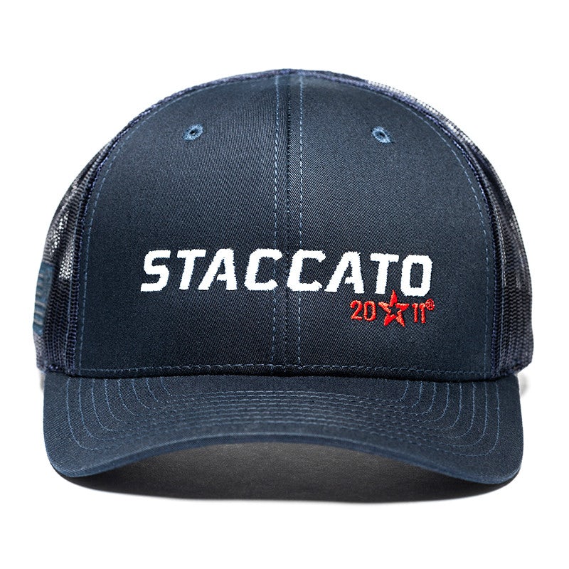 Staccato Navy Hat with Embroidery Logo