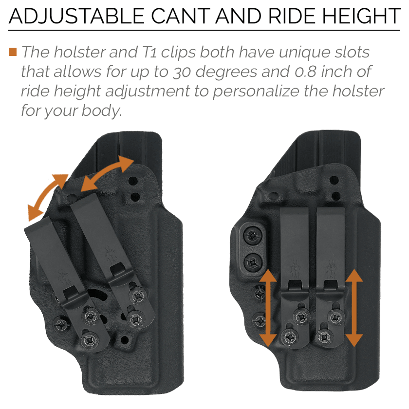 Tenicor Certum3 AIWB/IWB Holster - Staccato HD Pistols