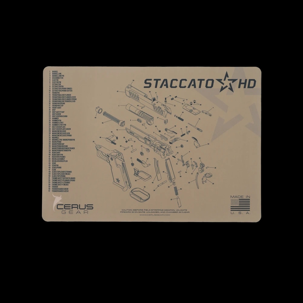 Staccato HD Schematic Pro Mat