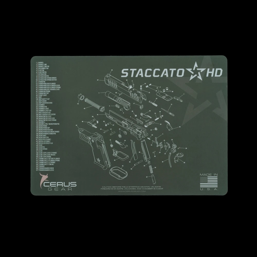 Staccato HD Schematic Pro Mat