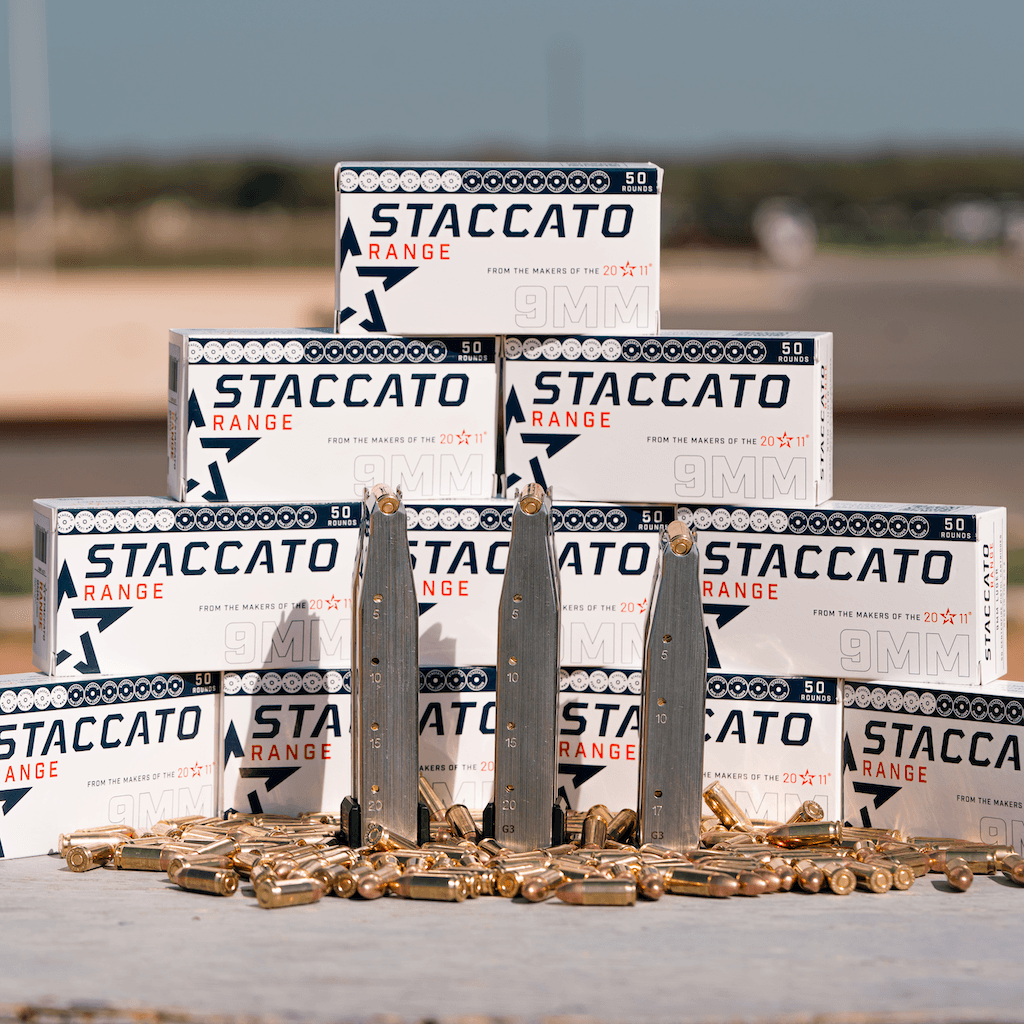 Staccato Range Ammo & 3 Mag Bundle