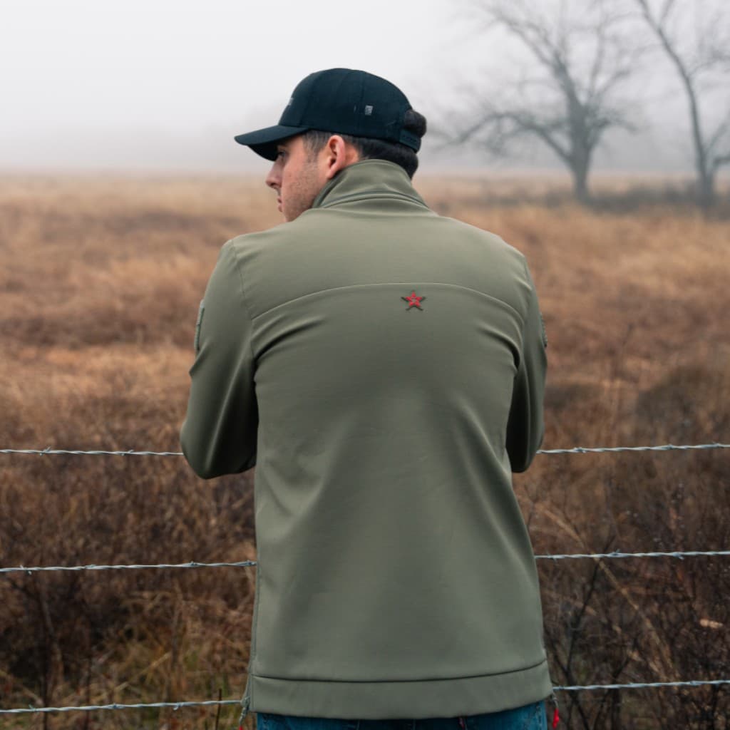 Social Card Softshell Olive 3