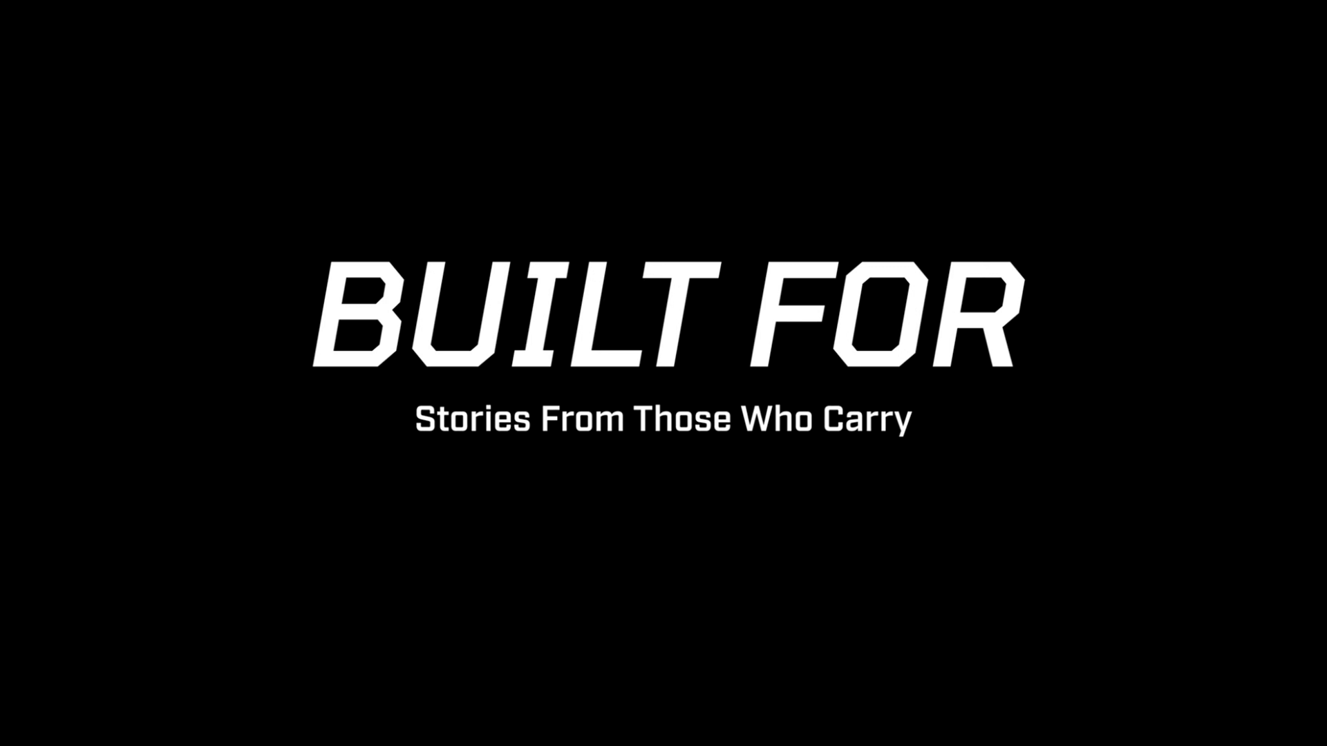 Staccato Presents Built For: Stories From Those Who Carry