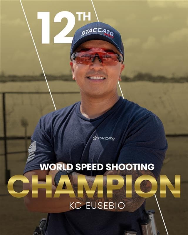 Staccato's KC Eusebio Wins 12th World Speed Title